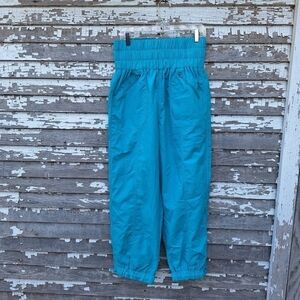 🌟 Zenana smocked windbreaker high waisted pants size medium